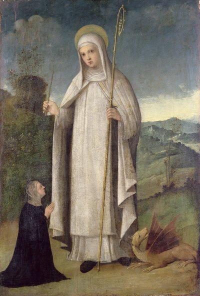 Św. Małgorzata, ok. 1500 (panel) autorstwa Italian School