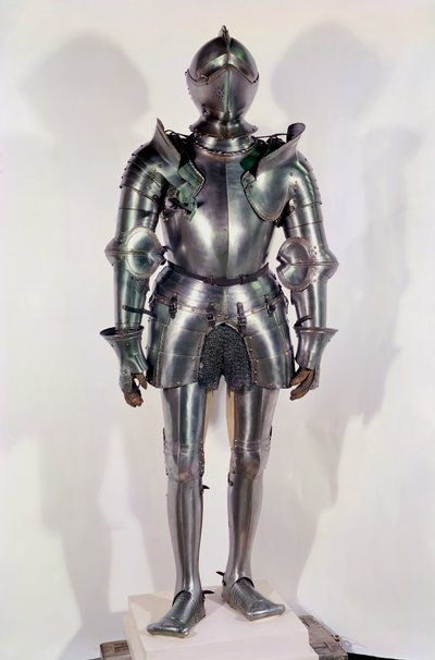 Zbroja prawdopodobnie należała do Chevaliera Bayarda (1475-1524), ok. 1510 (metal) autorstwa Italian School