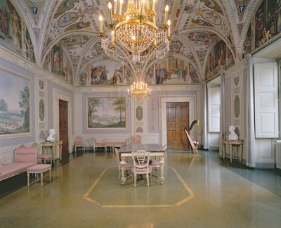 Sala Audiencyjna, freski namalowane przez Matteo Rosselli (1578-1650) w 1623 r. autorstwa Italian School
