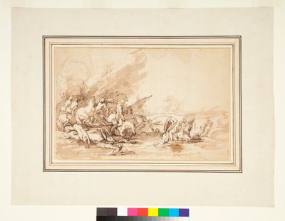 Lot Cloelii i jej towarzyszy, 1650-1700 autorstwa Italian School