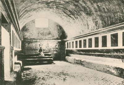 Frigidarium kobiet w łaźniach Stabian, jakie jest (wklęsłodruk) autorstwa Italian School