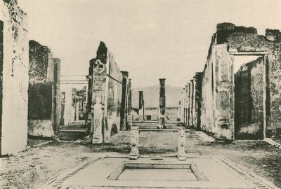 Dom Kajusza Korneliusza Rufusa w obecnym kształcie (wklęsłodruk) autorstwa Italian School
