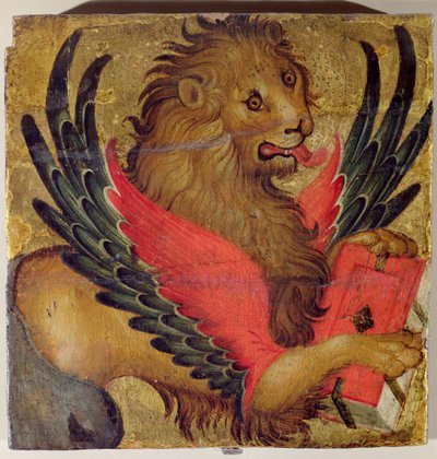 Lew św. Marka (olej na desce) autorstwa Italian School