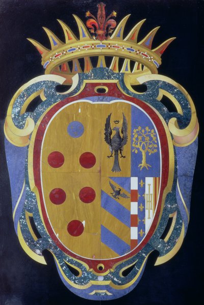 Herb Medici-Lorena, c.1638 autorstwa Italian School