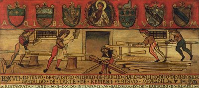 Wioślarze (panel) autorstwa Italian School