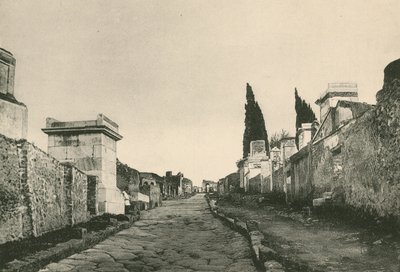 Ulica grobowców taka, jaka jest (wklęsłodruk) autorstwa Italian School