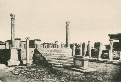 Świątynia Apolla w obecnej formie (wklęsłodruk) autorstwa Italian School