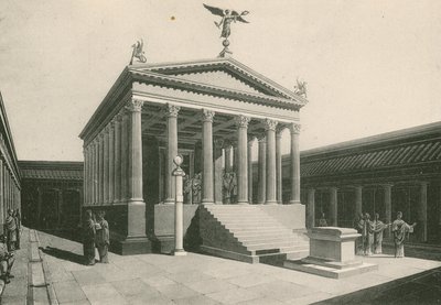 Świątynia Apolla jaka była (grawiura) autorstwa Italian School