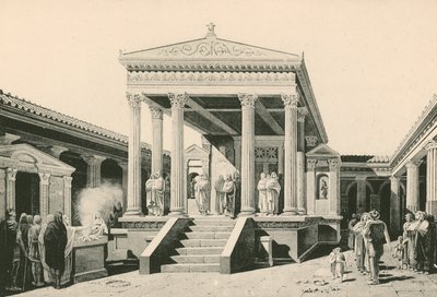 Świątynia Izydy jaka była (wklęsłodruk) autorstwa Italian School
