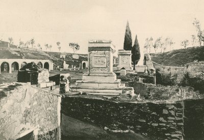 Ustrinum lub krematorium, jakie jest (wklęsłodruk) autorstwa Italian School