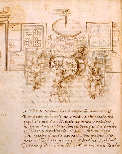 Starożytna sztuka wytwarzania naczyń, I, 1589 autorstwa Italian School