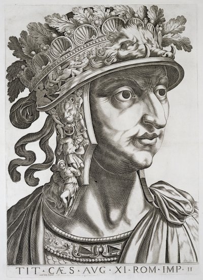 Tytus Cezar (39-81 ne), 1596 autorstwa Italian School