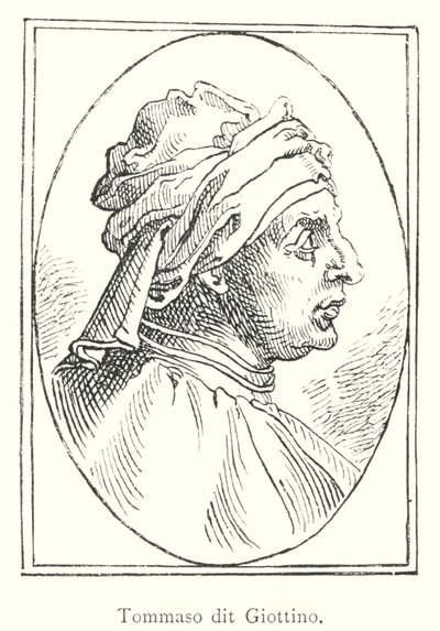 Tommaso dit Giottino (grafika) autorstwa Italian School