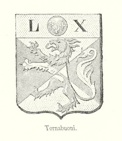 Tornabuoni (grawerowanie) autorstwa Italian School
