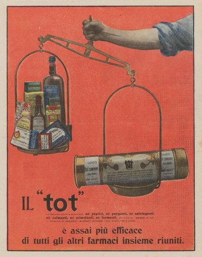 Tot (litografia kolorowa) autorstwa Italian School