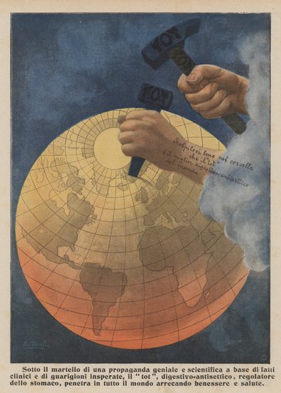 Tot (litografia kolorowa) autorstwa Italian School