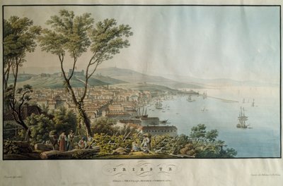 Triest, druk, Włochy autorstwa Italian School