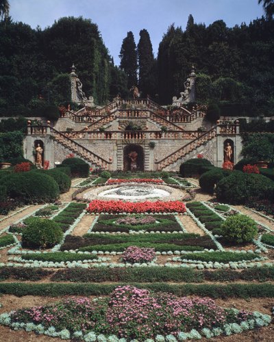 Widok na ogrody autorstwa Italian School
