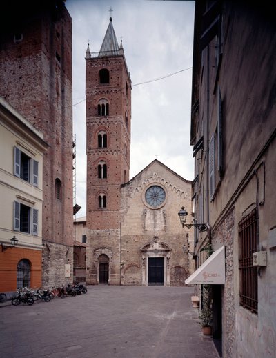 Widok na fasadę i dzwonnicę autorstwa Italian School