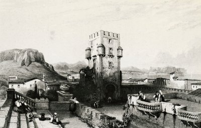 Villa Butera, Bagheria, Sycylia, rycina, Włochy autorstwa Italian School