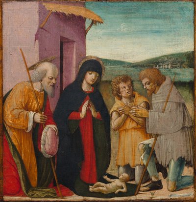 Adoracja pasterzy autorstwa Italy, 15th century