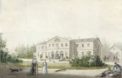 Dwór Priyutino, 1830 autorstwa Ivan Alexeyevich Ivanov