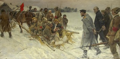 Schwytaj szpiegów Białej Gwardii, 1919. autorstwa Ivan Alexeyevich Vladimirov