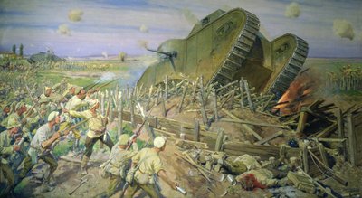 Zdobycie czołgu pod Kachowka autorstwa Ivan Alexeyevich Vladimirov