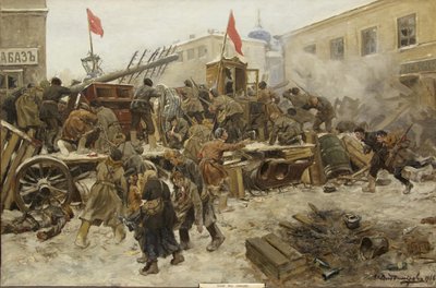 Powstanie moskiewskie w grudniu 1905, 1906. autorstwa Ivan Alexeyevich Vladimirov