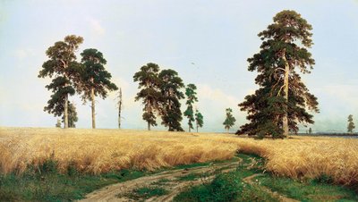 Pole żyta, 1878. autorstwa Ivan Ivanovich Shishkin