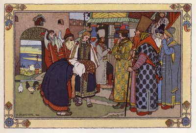 Ilustracja do Vassilisy Pięknej autorstwa Ivan Yakovlevich Bilibin