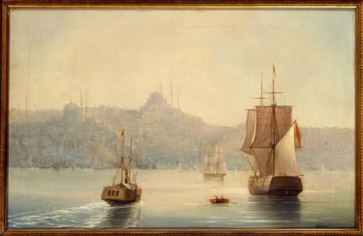 Konstantynopol, port / obraz IK Aivazovsky autorstwa Ivan Konstantinovich Aivazovsky