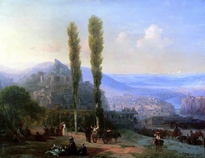 Widok Tyflisu”, 1869. autorstwa Ivan Konstantinovich Aivazovsky