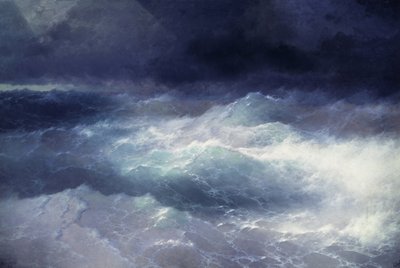 Wśród fal (Wśród fal). Obraz Iwana Konstantinowicza Alvazosky