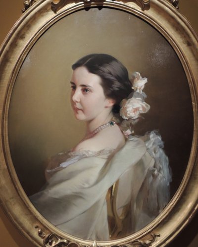 Portret Jekateriny Fiodorownej Tiutczewej 1835-1882, połowa lat 50. XIX wieku autorstwa Ivan Kosmich Makarov