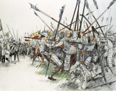 Bitwa pod Flodden Field autorstwa Ivan Lapper