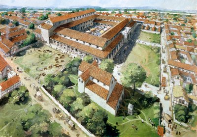 Silchester Roman City, III wiek, 1990-2010 autorstwa Ivan Lapper