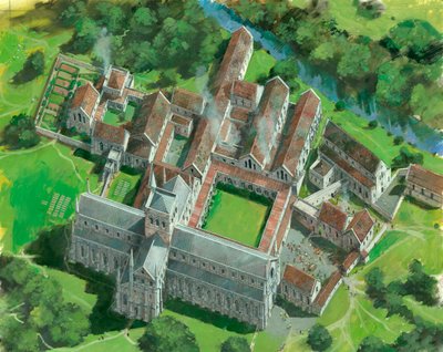 Opactwo Waverley, Farnham, Surrey, c1990-c2005 autorstwa Ivan Lapper