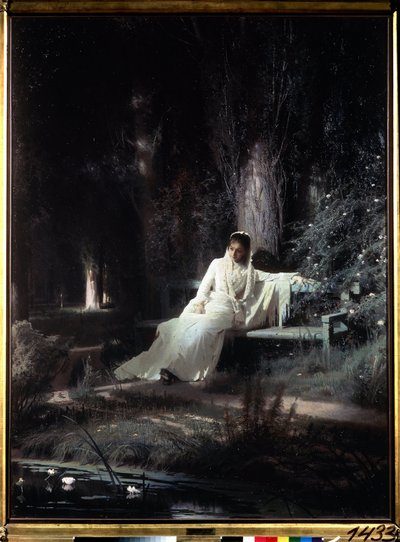 Księżycowa noc autorstwa Ivan Nikolaevich Kramskoy