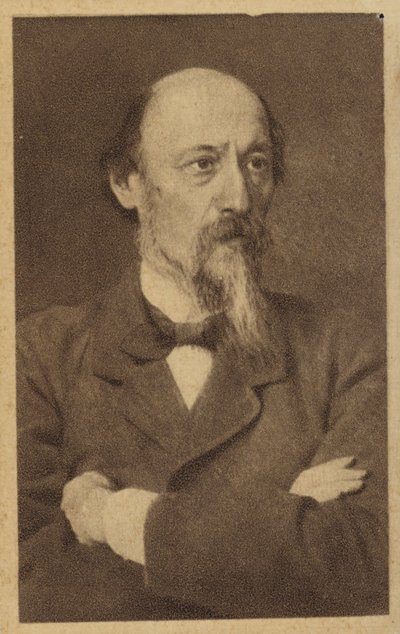 Nikołaj Niekrasow, poeta rosyjski autorstwa Ivan Nikolaevich Kramskoy