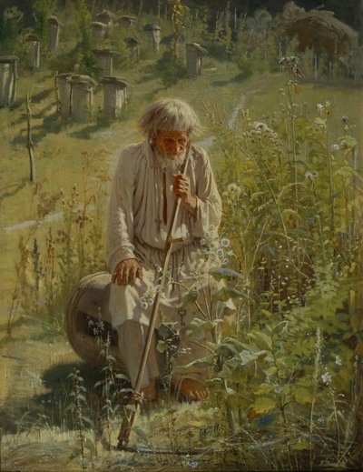 Pszczelarz, 1872 autorstwa Ivan Nikolaevich Kramskoy