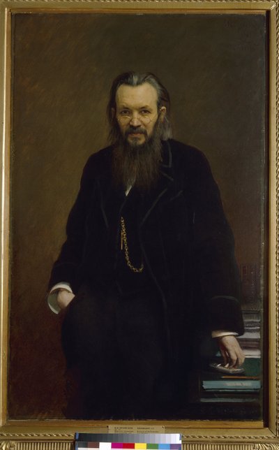 Portret wydawcy i dziennikarza Aleksieja Souworina (1834-1912). Obraz Iwana Nikołajewicza Kramskoja (1837-1887), olej na płótnie autorstwa Ivan Nikolaevich Kramskoy