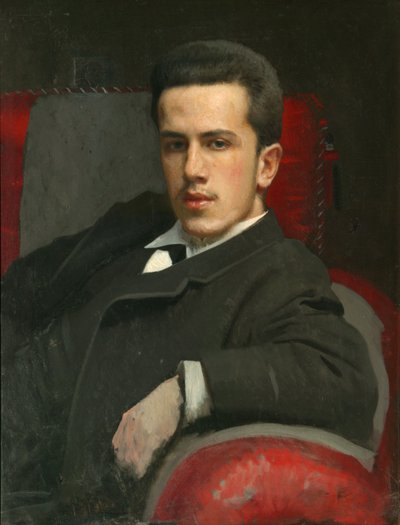 Portret Anatolija Kramskoya, syna artystów, 1882 r. autorstwa Ivan Nikolaevich Kramskoy