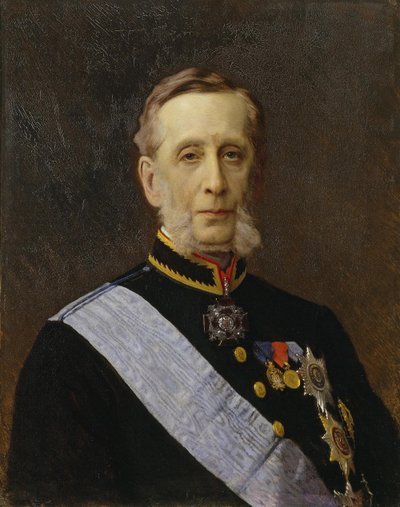 Portret hrabiego Piotra Aleksandrowicza Wałujewa 1815-1890, 1880 autorstwa Ivan Nikolaevich Kramskoy