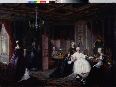 Cesarzowa Katarzyna Wielka (Katarzyna II Romanow autorstwa Ivan Osipovich Miodushevsky