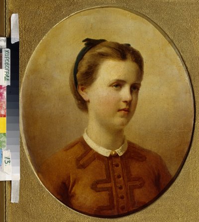 Wielka księżna Maria Aleksandrowna de Russie (Mariya Aleksandrowna Romanowa), księżna Edynburga i księżna Saska Coburg et Gotha (1853-1920) (Wielka Księżna Maria Aleksandrowna Rosji, księżna Edynburga i księżna Sachsen Coburg i Gotha). autorstwa Ivan Petrovich Keler-Viliandi