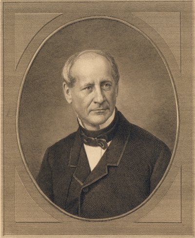 Portret hrabiego Modesta Andriejewicza von Korff 1800-1876, 1876 autorstwa Ivan Petrovich Pozhalostin
