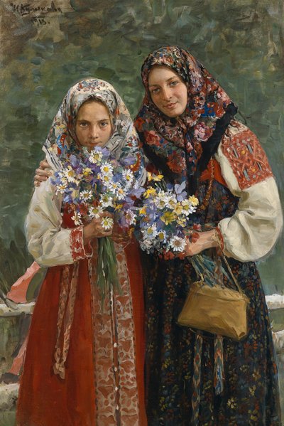 Kwiaty polne, 1913 autorstwa Ivan Semyonovich Kulikov