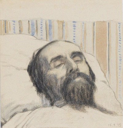Malewicz na łożu śmierci autorstwa Ivan Vassilyevich Klyun