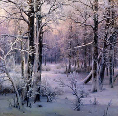 „Szron”, 1906. autorstwa Ivan Velz